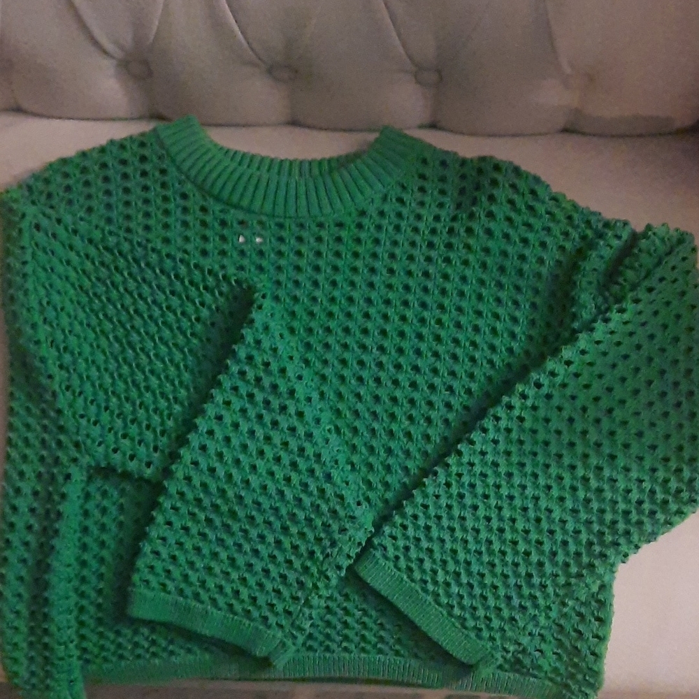 H&M Green Crew Neck Sweater XL